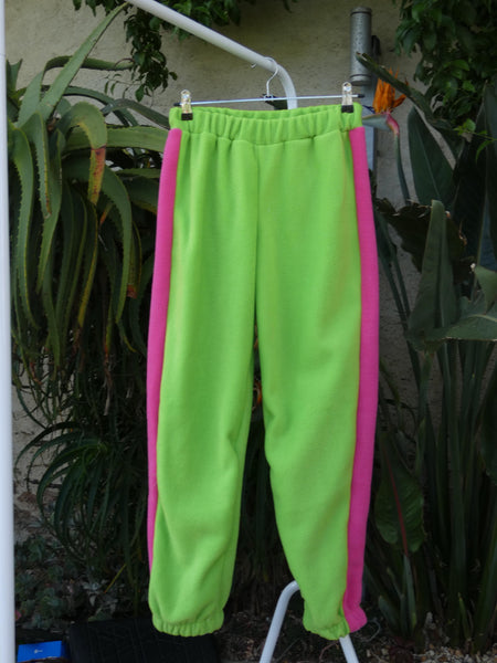 Lime + pink Joggers size 8