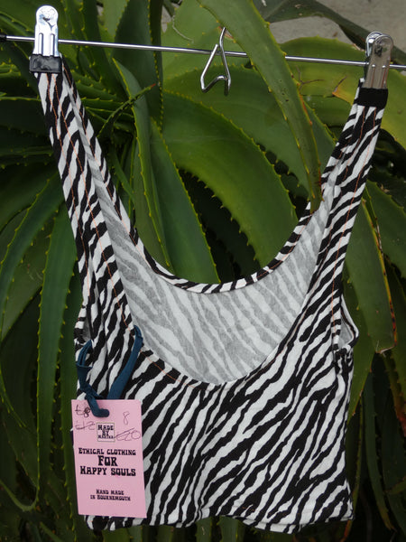 Zebra cami size 8