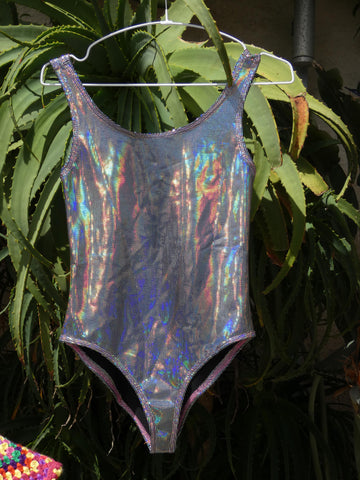 Holographic Thermal swimsuit size 8