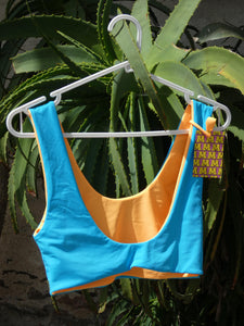 reversible blue bikini top Multiple sizes