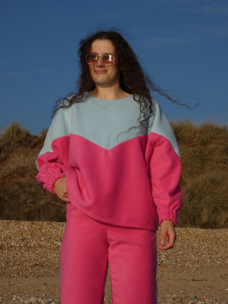 pink Track fleece