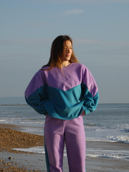 Lilac Track Fleece